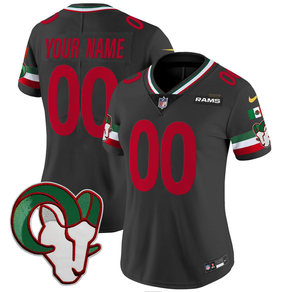 LAR Mexico Vapor Limited Custom Jersey - Stitched