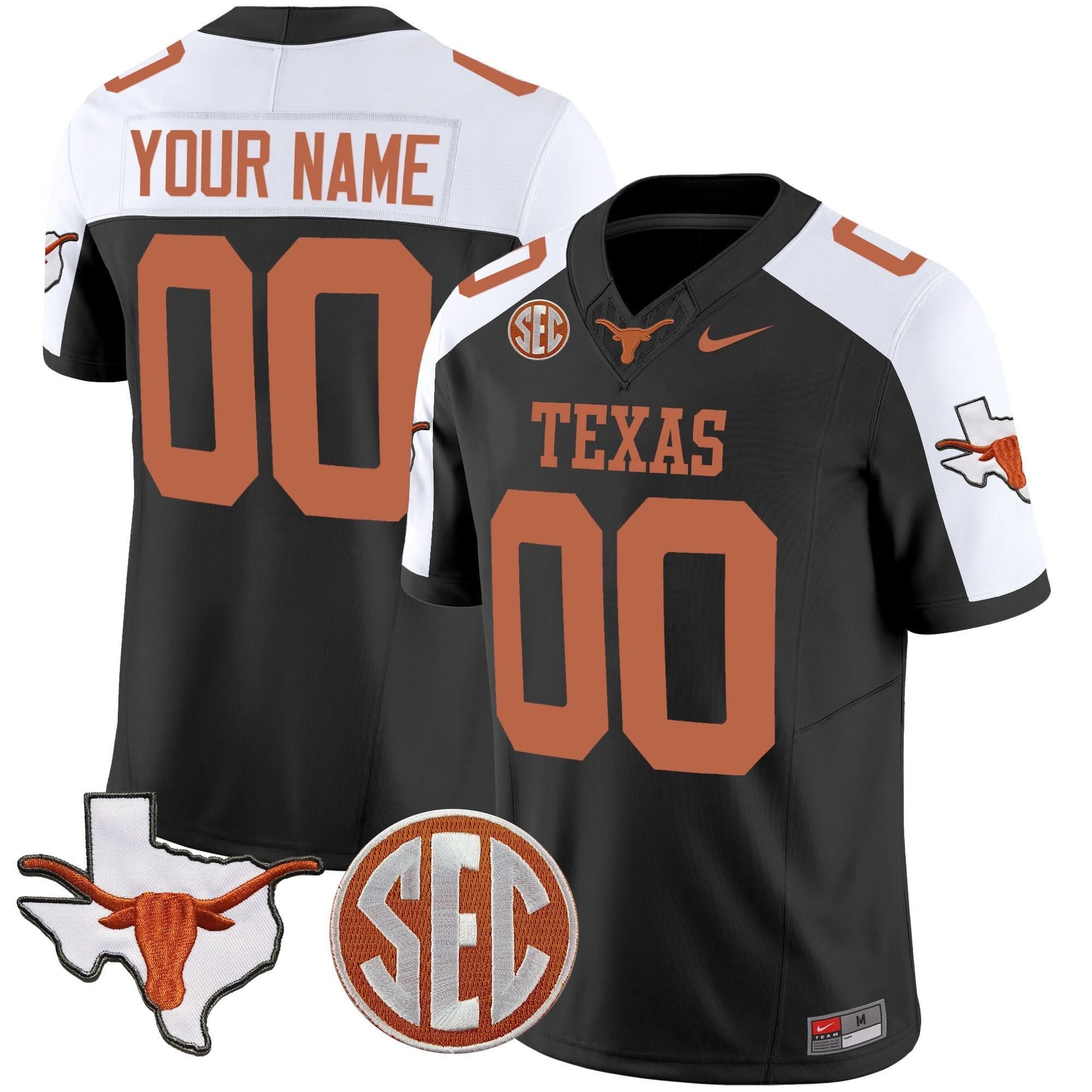 TL State Map & SEC Patch Vapor Custom Jersey V2