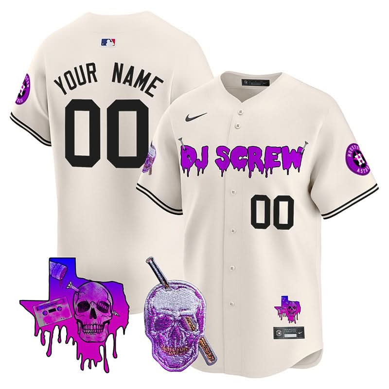 HA DJ Screw Vapor Premier Limited Custom Jersey - Stitched