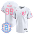 NYY Bubblegum Pink Vapor Premier Limited Jersey - Stitched