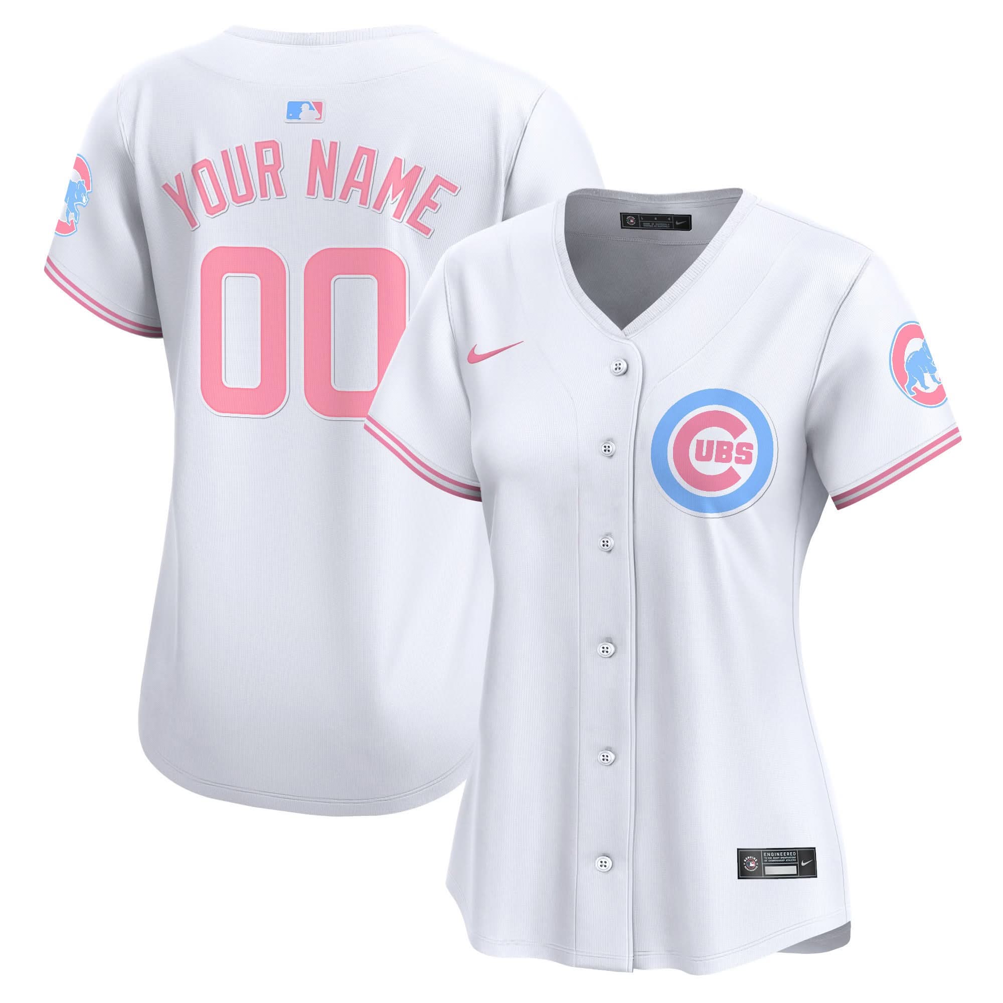 CC Bubblegum Pink Vapor Premier Limited Custom Jersey - Stitched