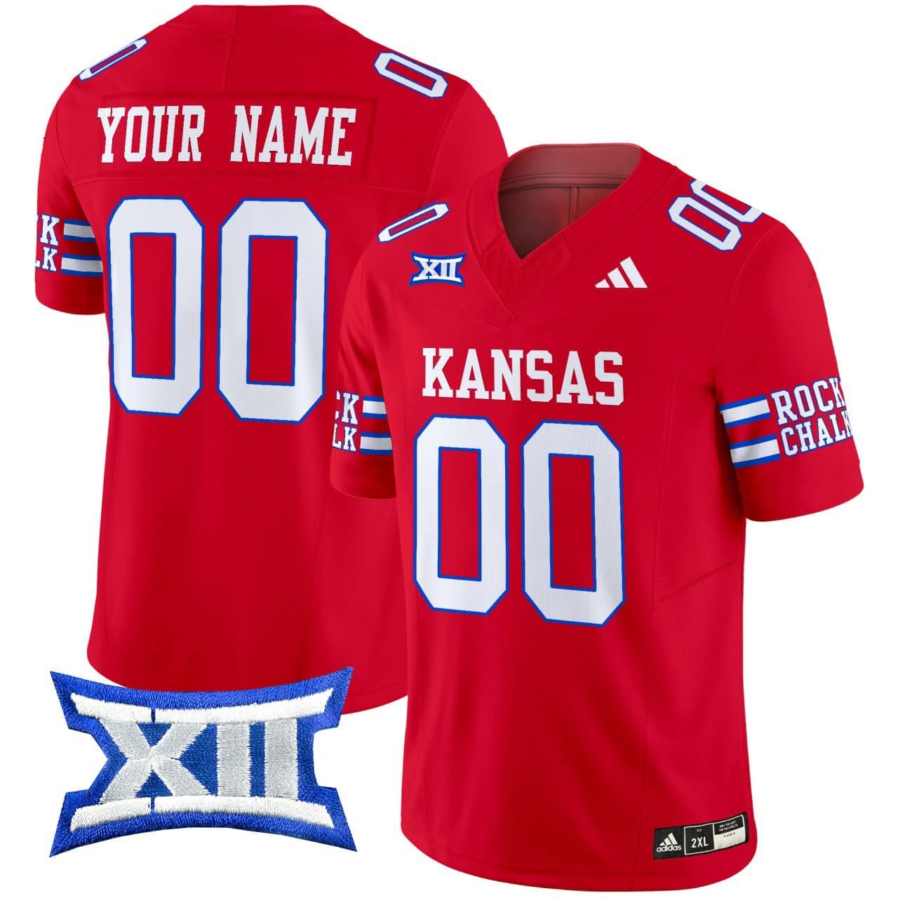 KJ Blackhawk Red Custom Jersey