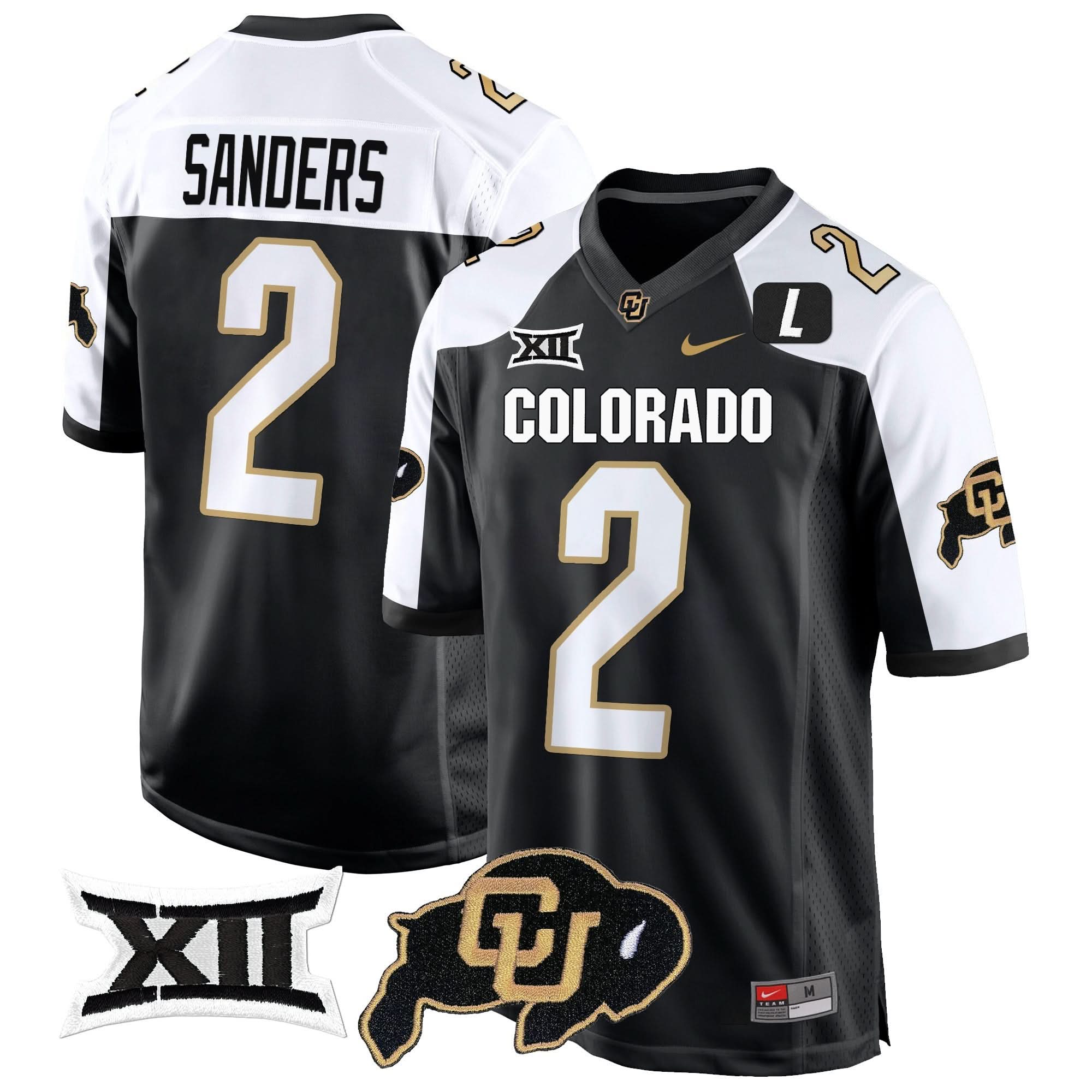 CB Big 12 XII Patch Game Jersey V2