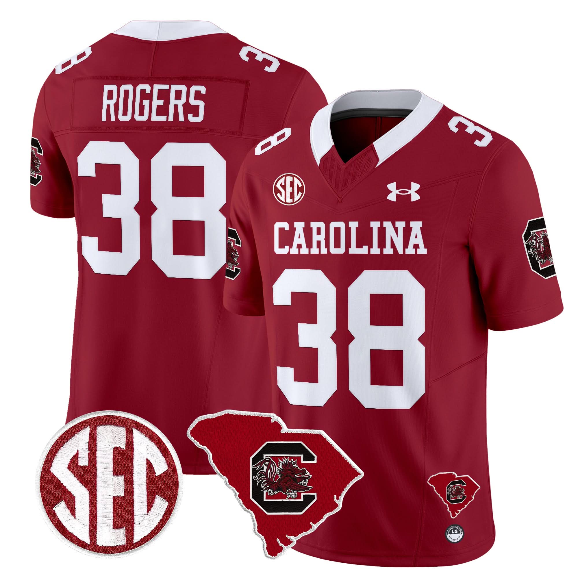 SCG 1980 Throwback Home Patch Vapor Limited Jersey