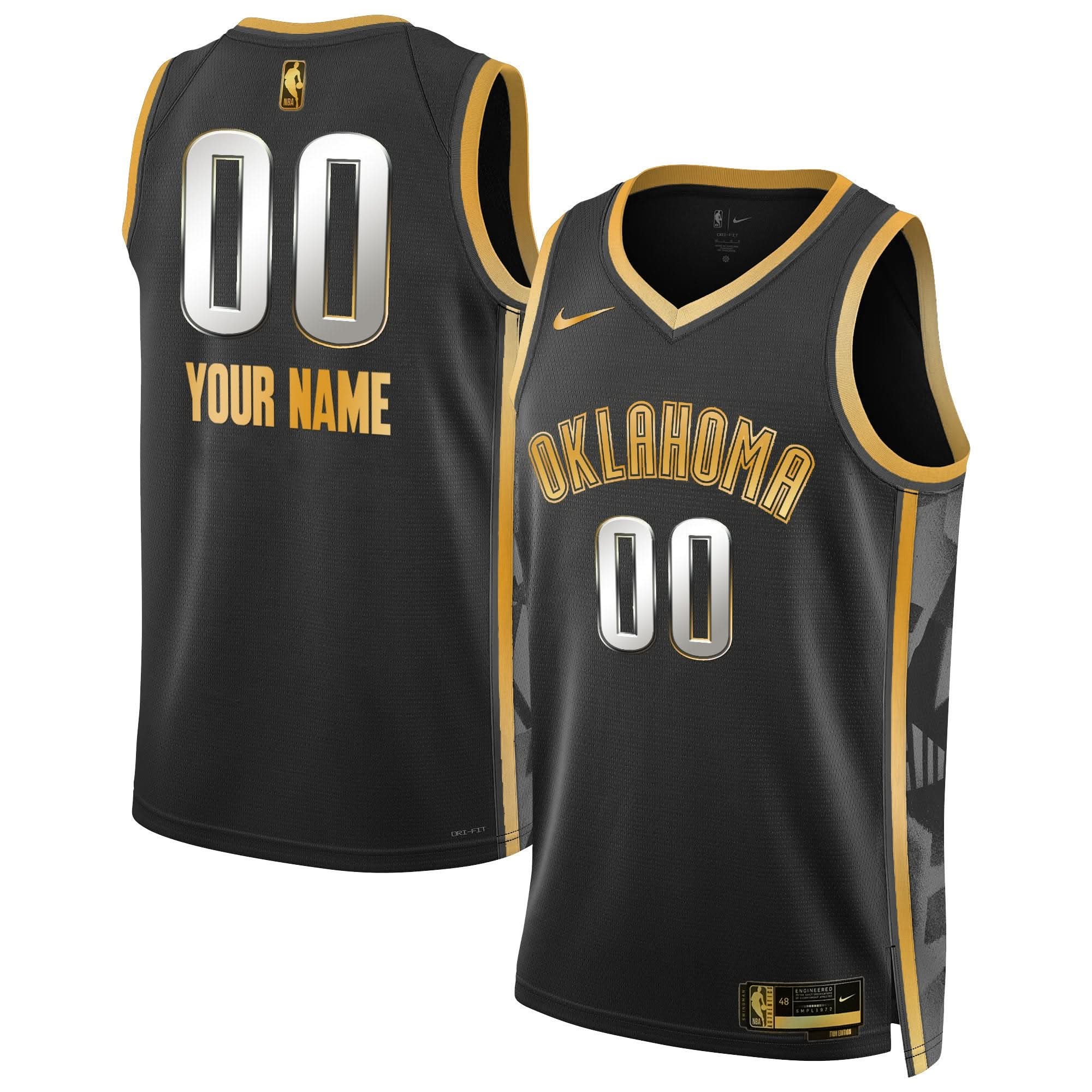 OKC 2024/25 City Edition Swingman Custom Jersey - Stitched