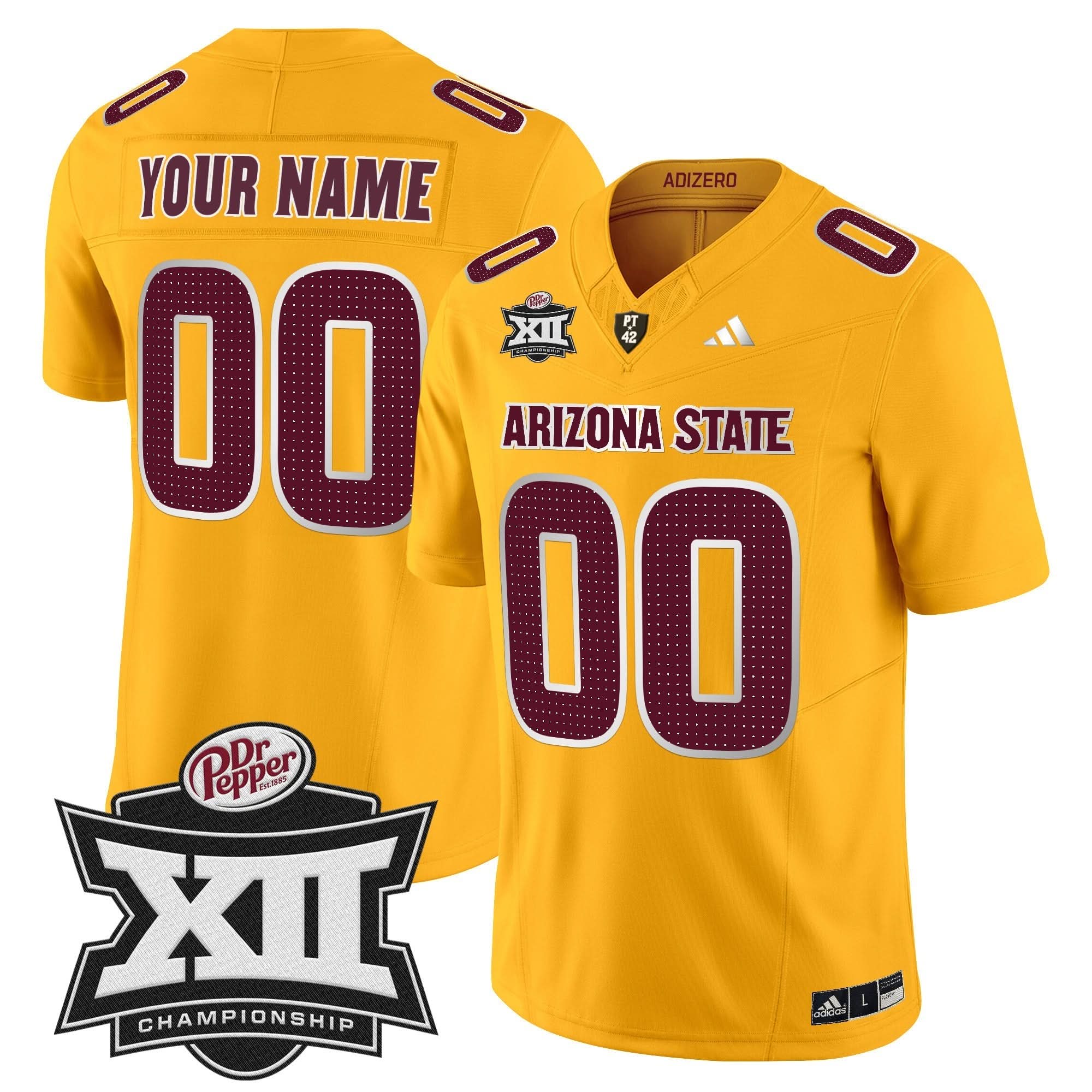 SD 2024 Big 12 Championship Patch Vapor Limited Custom Jersey V2