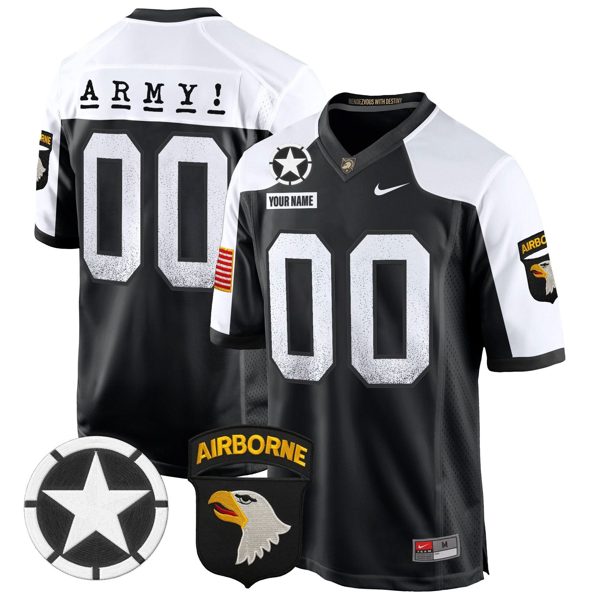 ABK 101st Airborne Division Patch 2024 Game Custom Jersey
