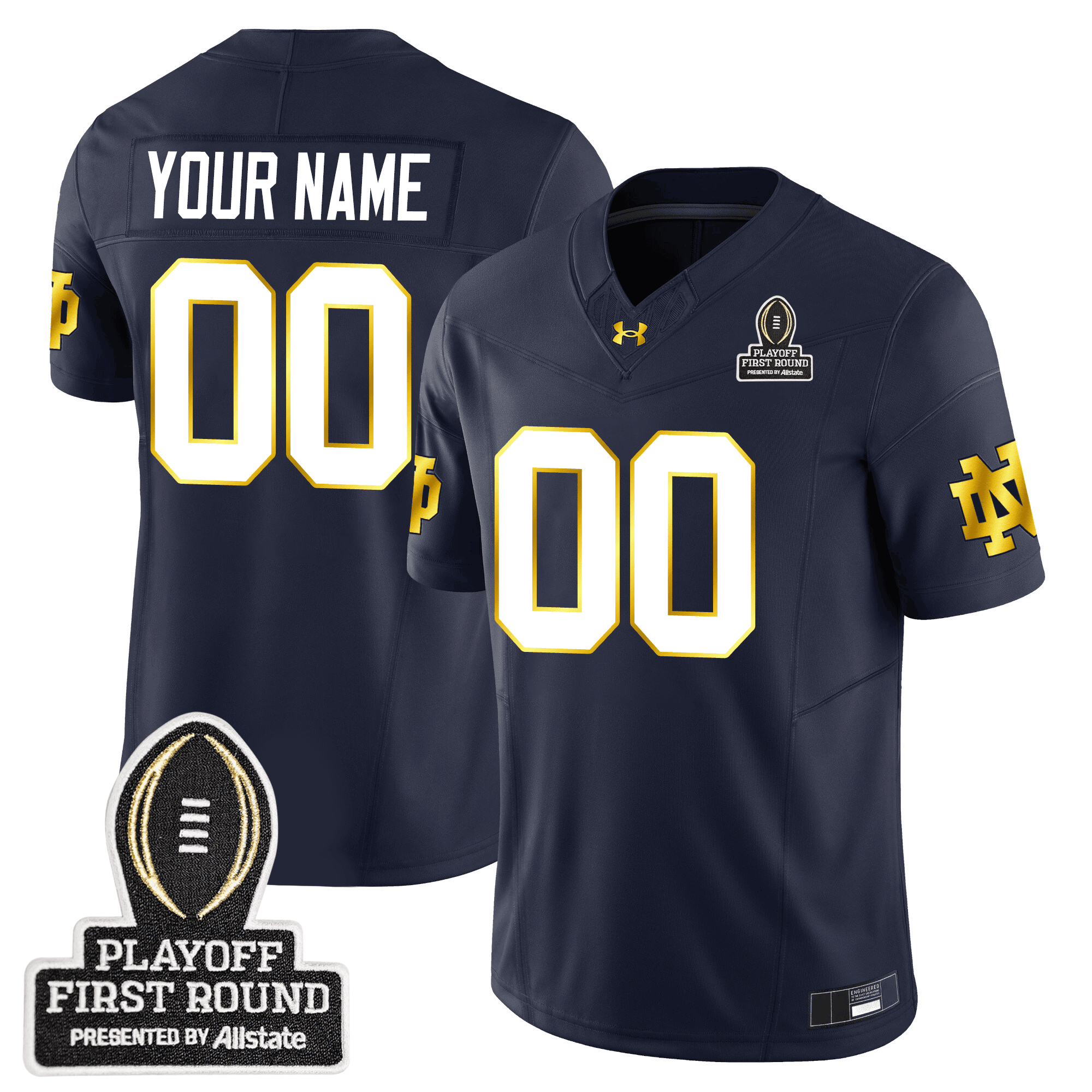 Custom NDFI 24/25 Jersey - CFP First Round Patch