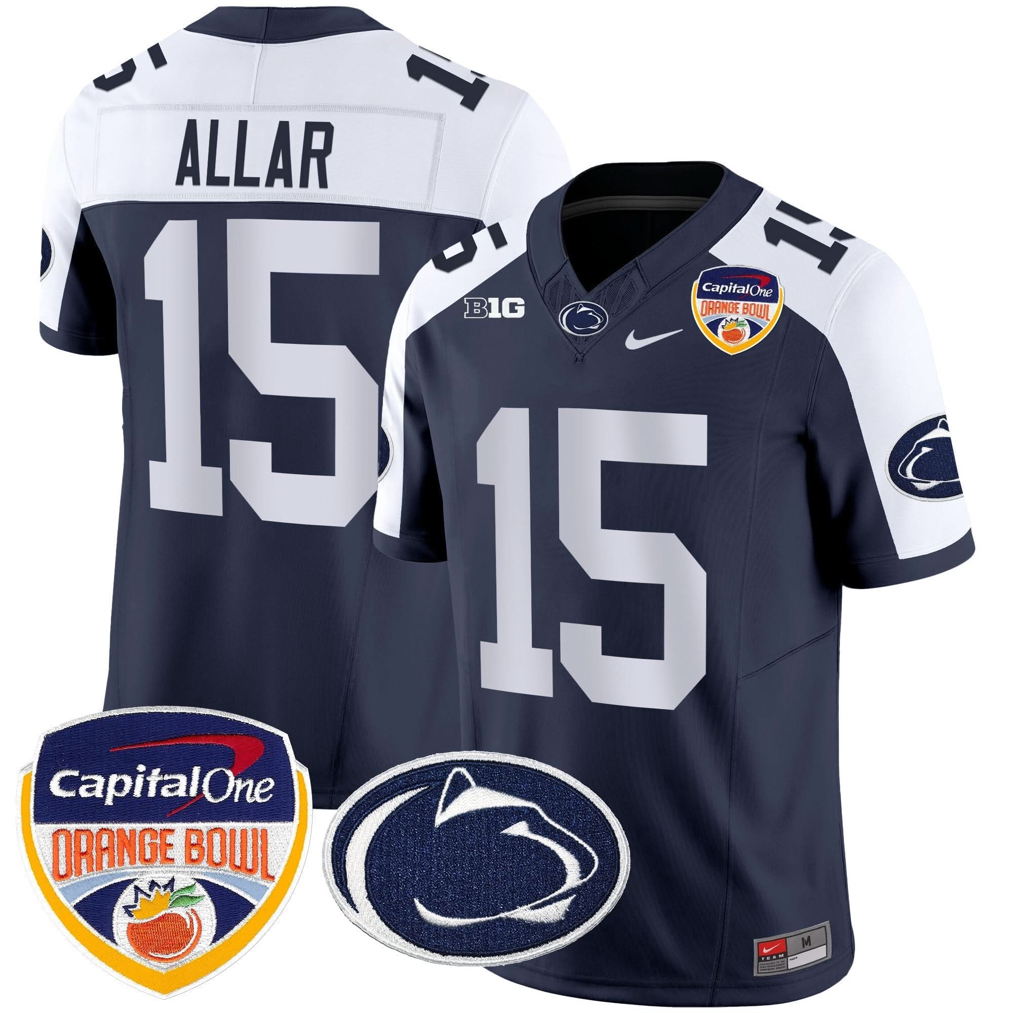 PSU Orange Bowl Patch Vapor Limited Jersey
