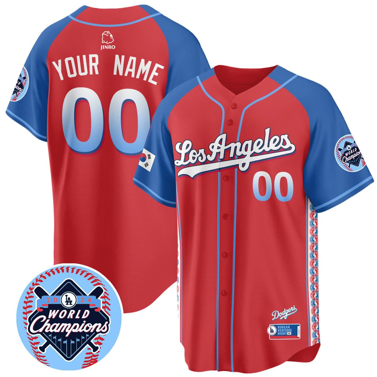 Custom Gender/Name LAD Korean Heritage Night Jersey - Stitched