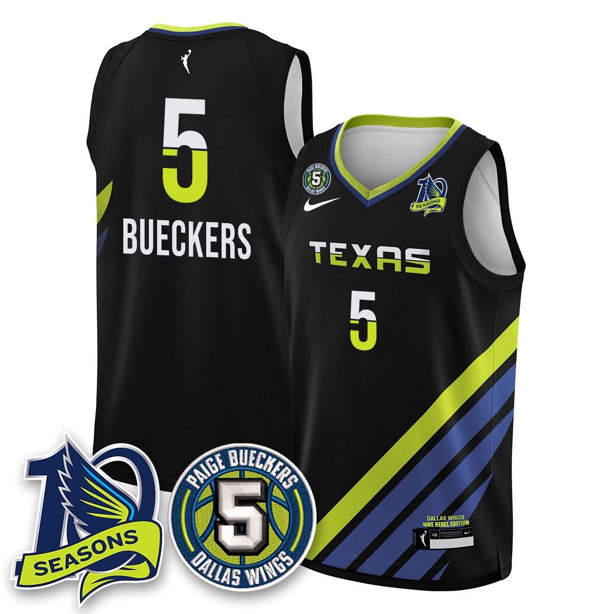 Dallas Wings 2025 Limited Jersey - Stitched