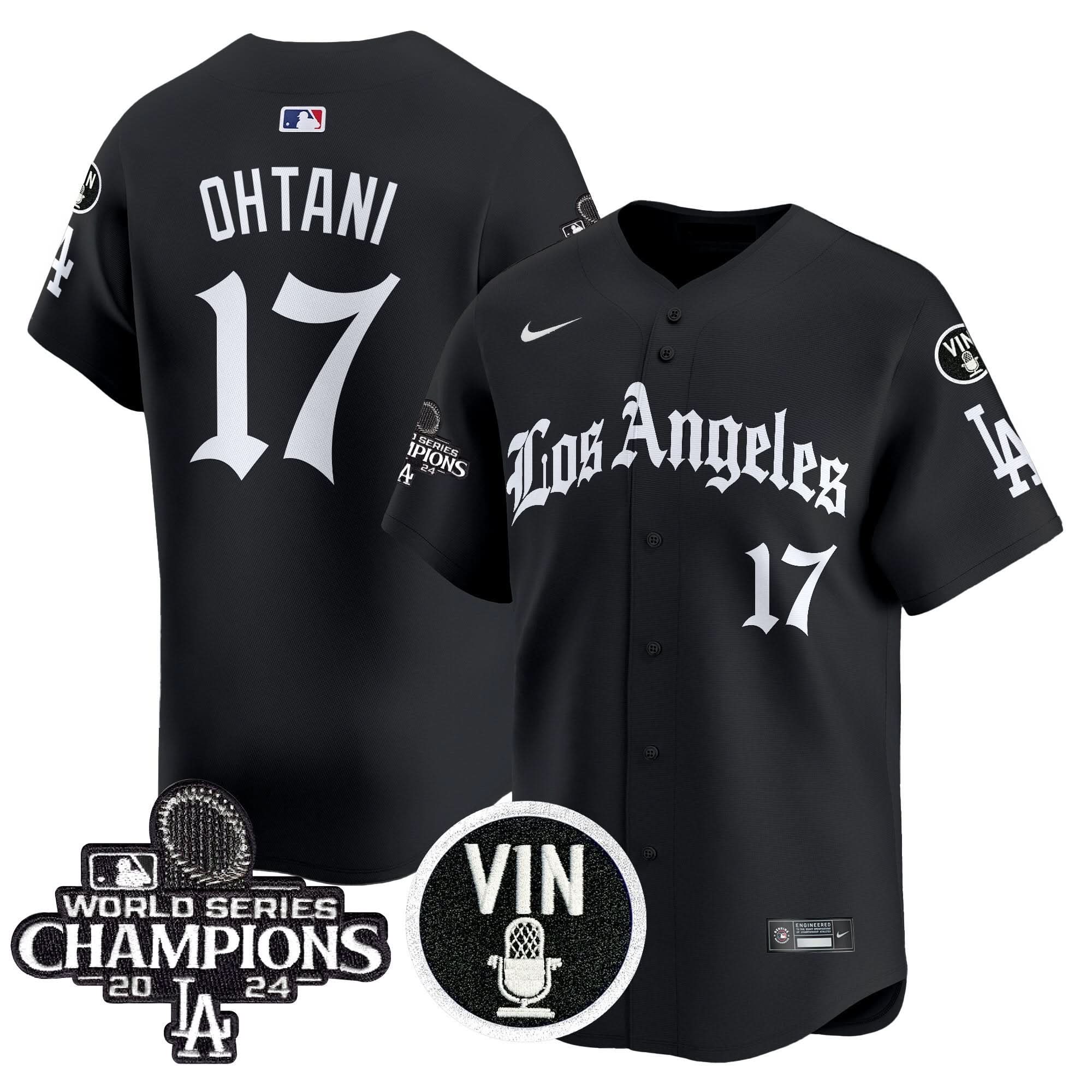 LAD 2025 LA Gothic Style Vapor Premier Limited Jersey - Stitched