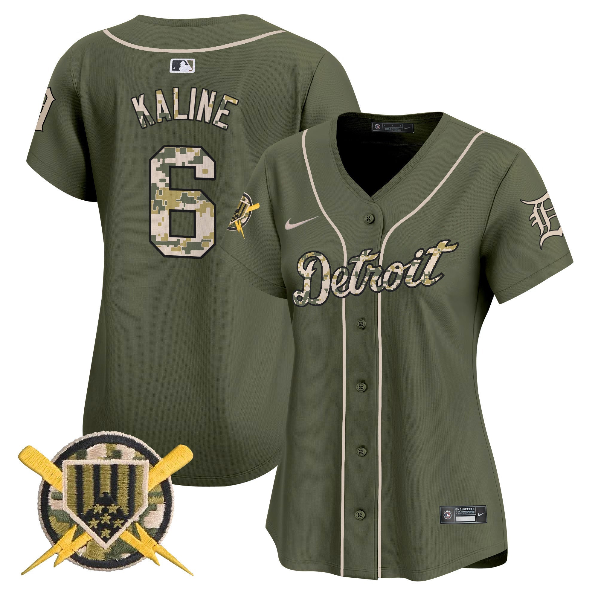 DET Armed Forces Day Vapor Premier Limited Jersey - Stitched