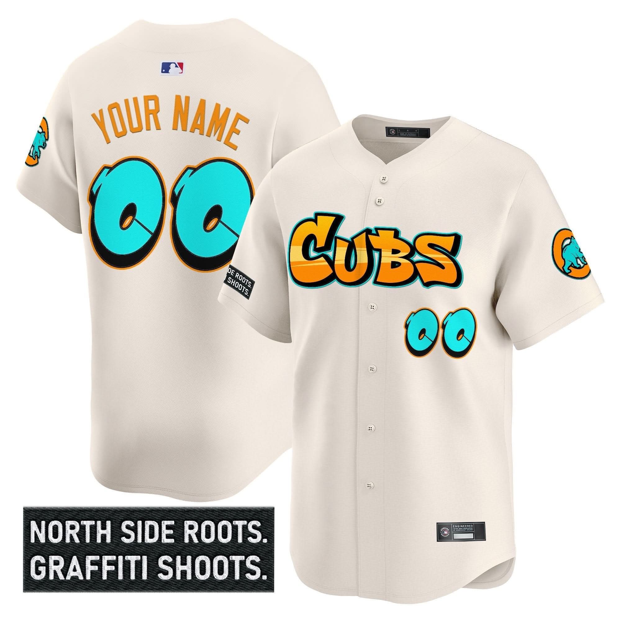 CC 'Graffiti North Side Edition' Vapor Premier Limited Custom Jersey - Stitched
