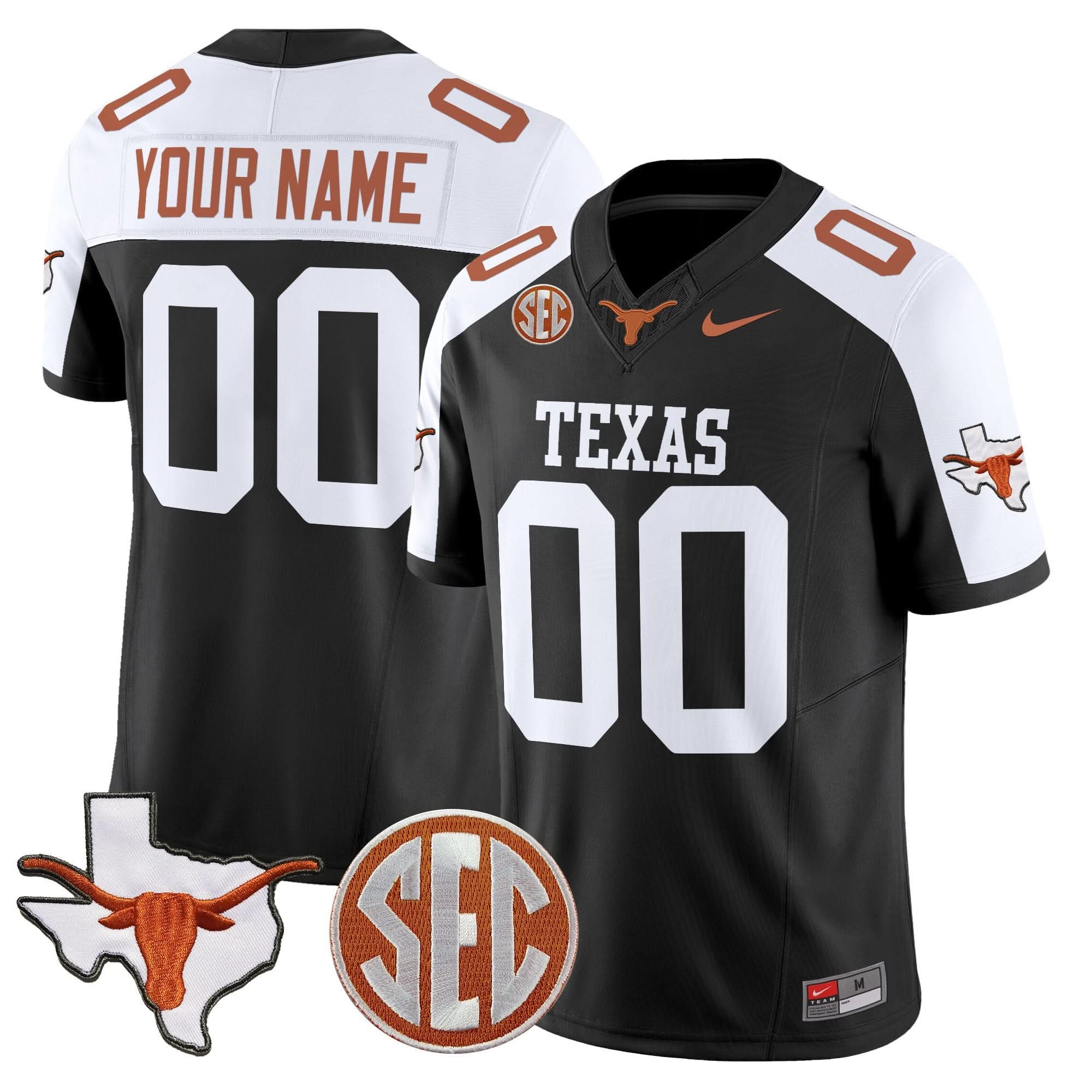 TL 2025 State Map & SEC Patch Vapor Limited Custom Jersey