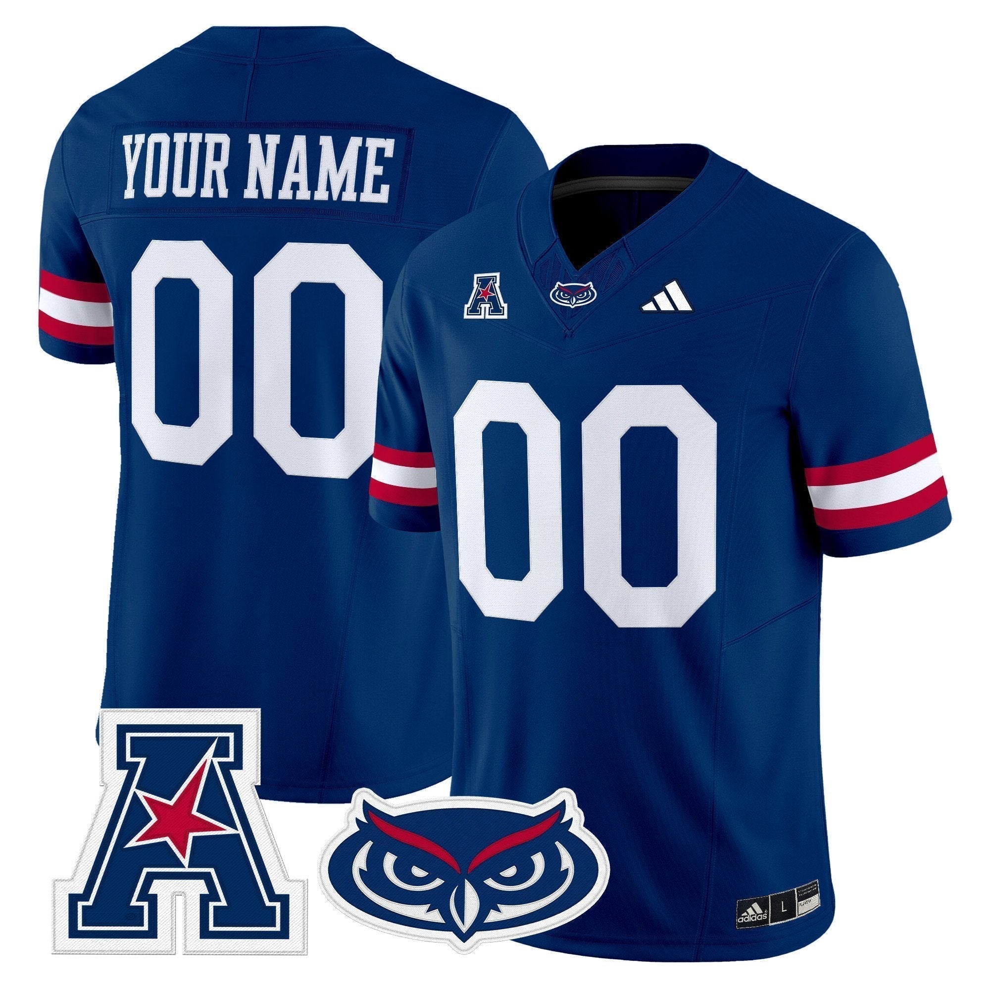 Florida Atlantic Owls 2025 Vapor Limited Custom Jersey