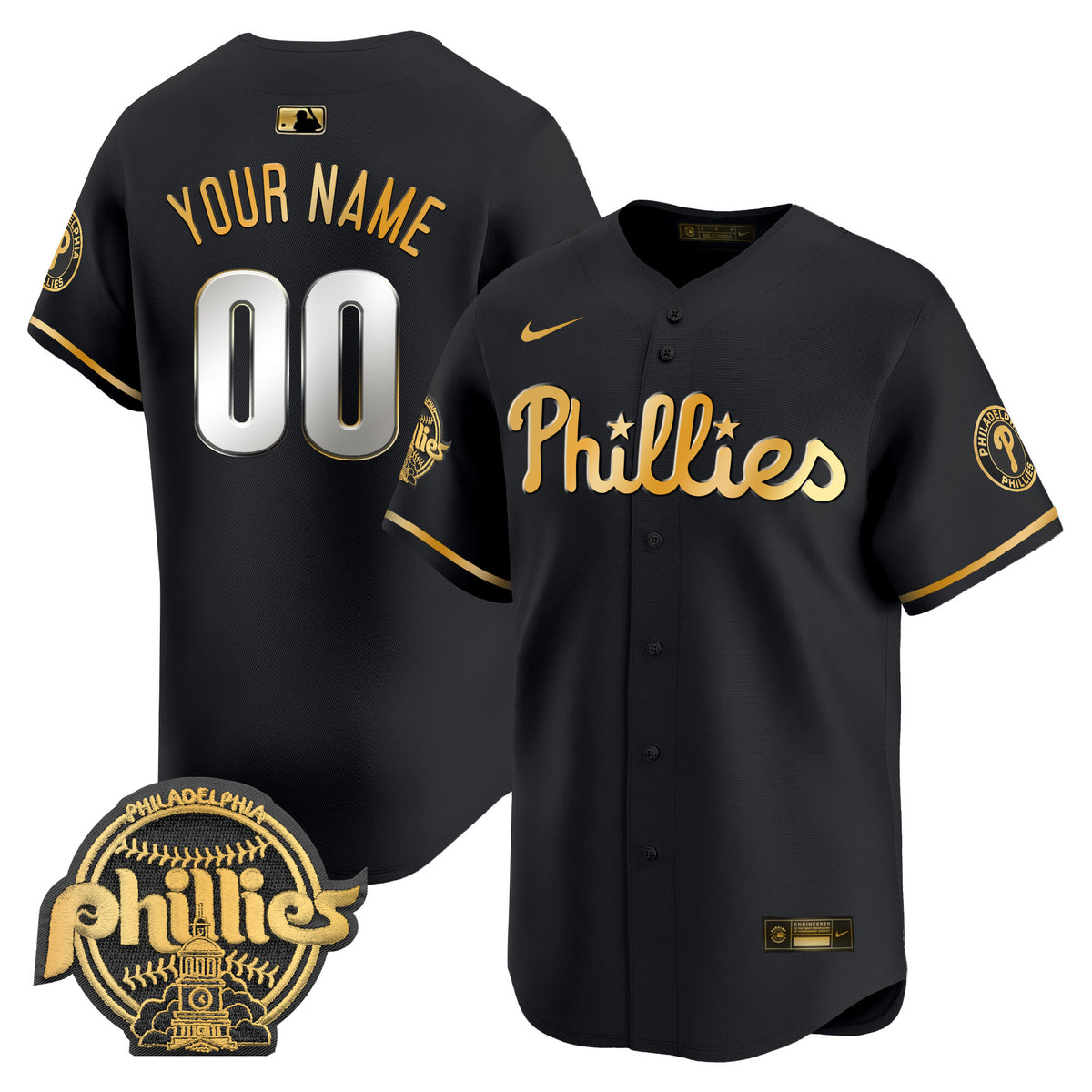 Philadelphia Phillies 2025 Vapor Premier Limited Custom Jersey - All Stitched