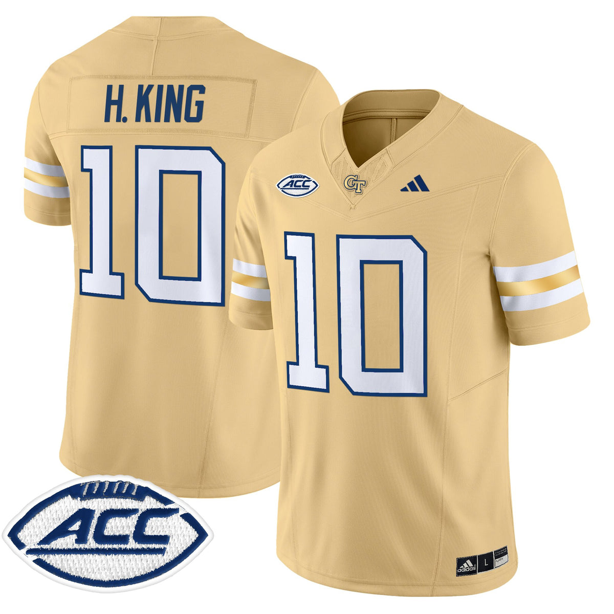 Youth's Georgia Tech Yellow Jackets 2025 Vapor Limited Jersey - All stitched