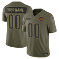 Washington Commanders 2025 Salute to Service Vapor Limited Custom Jersey - All Stitched
