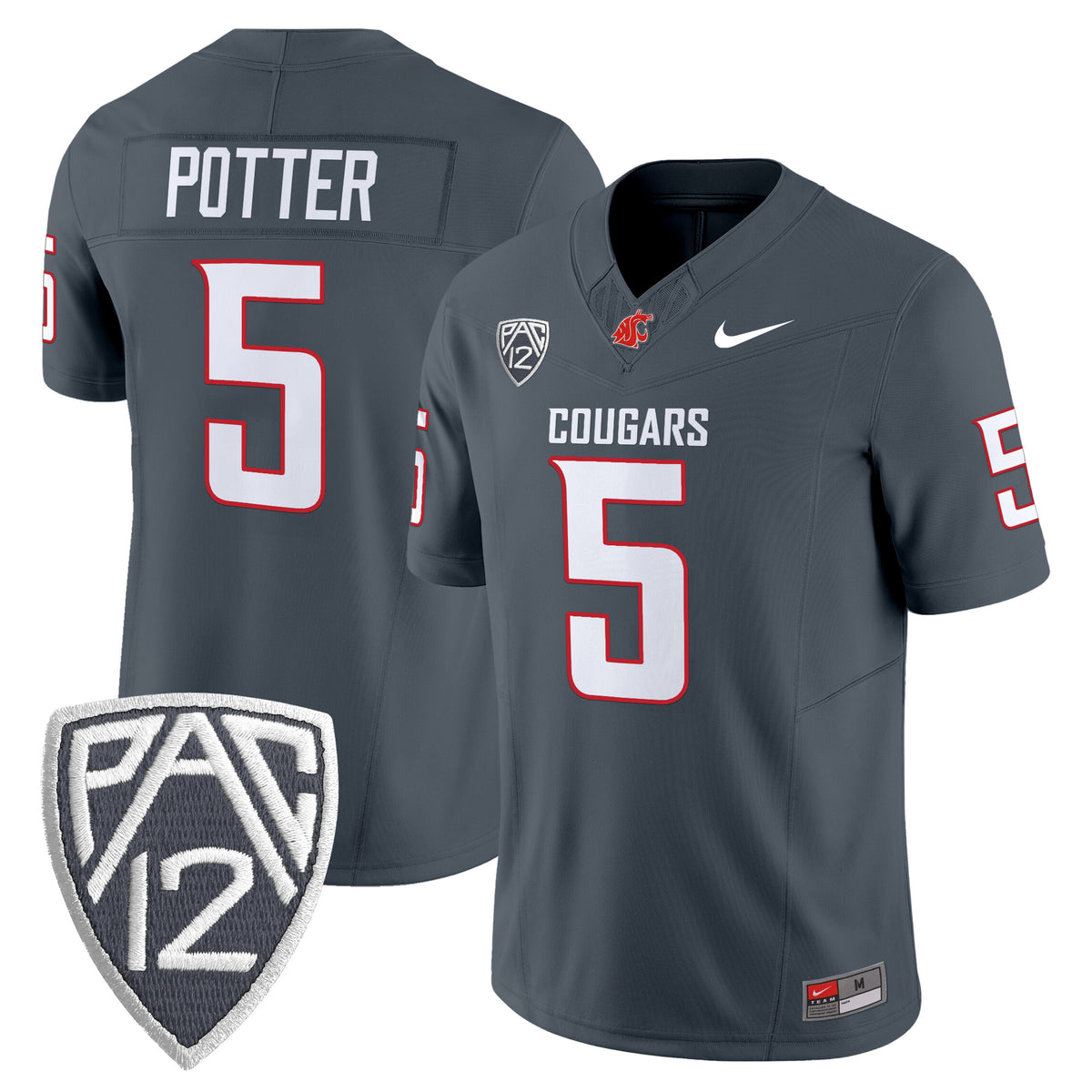 Men's Washington State Cougars 2025 Vapor Limited Jersey V2 - All Stitched
