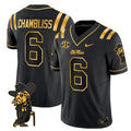 Men's Ole Miss Rebels 2025 Gold Vapor Limited Jersey - All Stitched