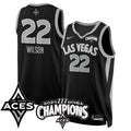 Men's Las Vegas Aces 2025 WNBA Championship Jersey - All Stitched