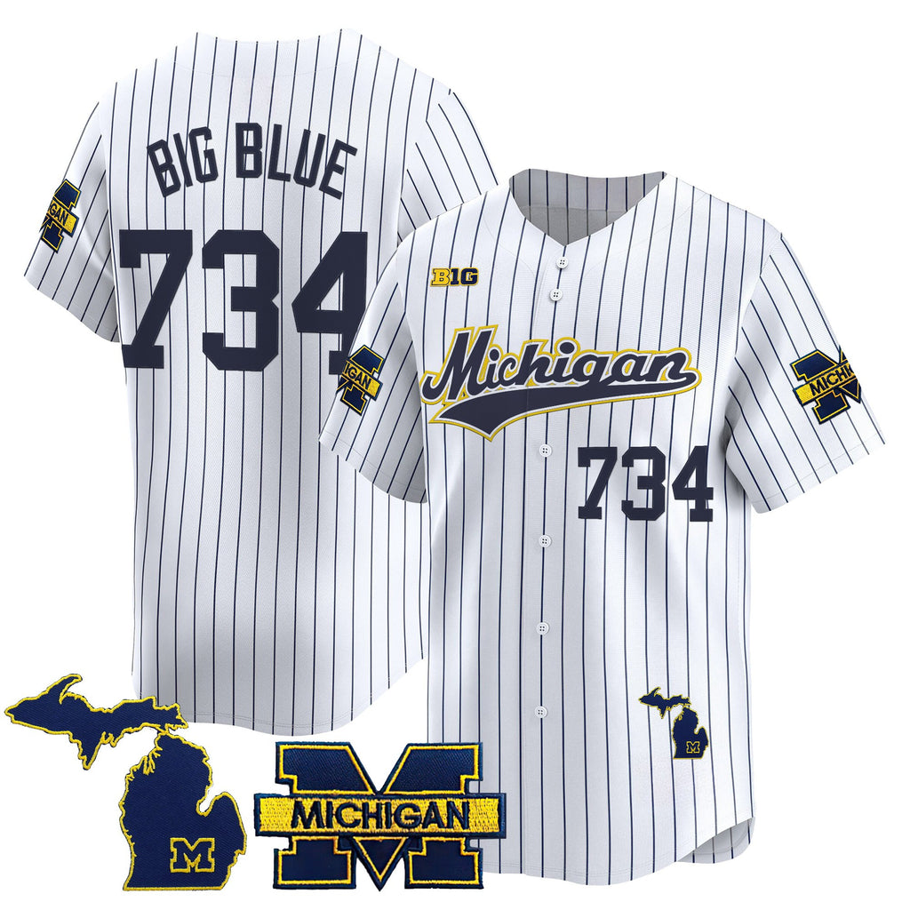 Men's Michigan Wolverines 2025 Vapor Baseball Jersey - All Stitched