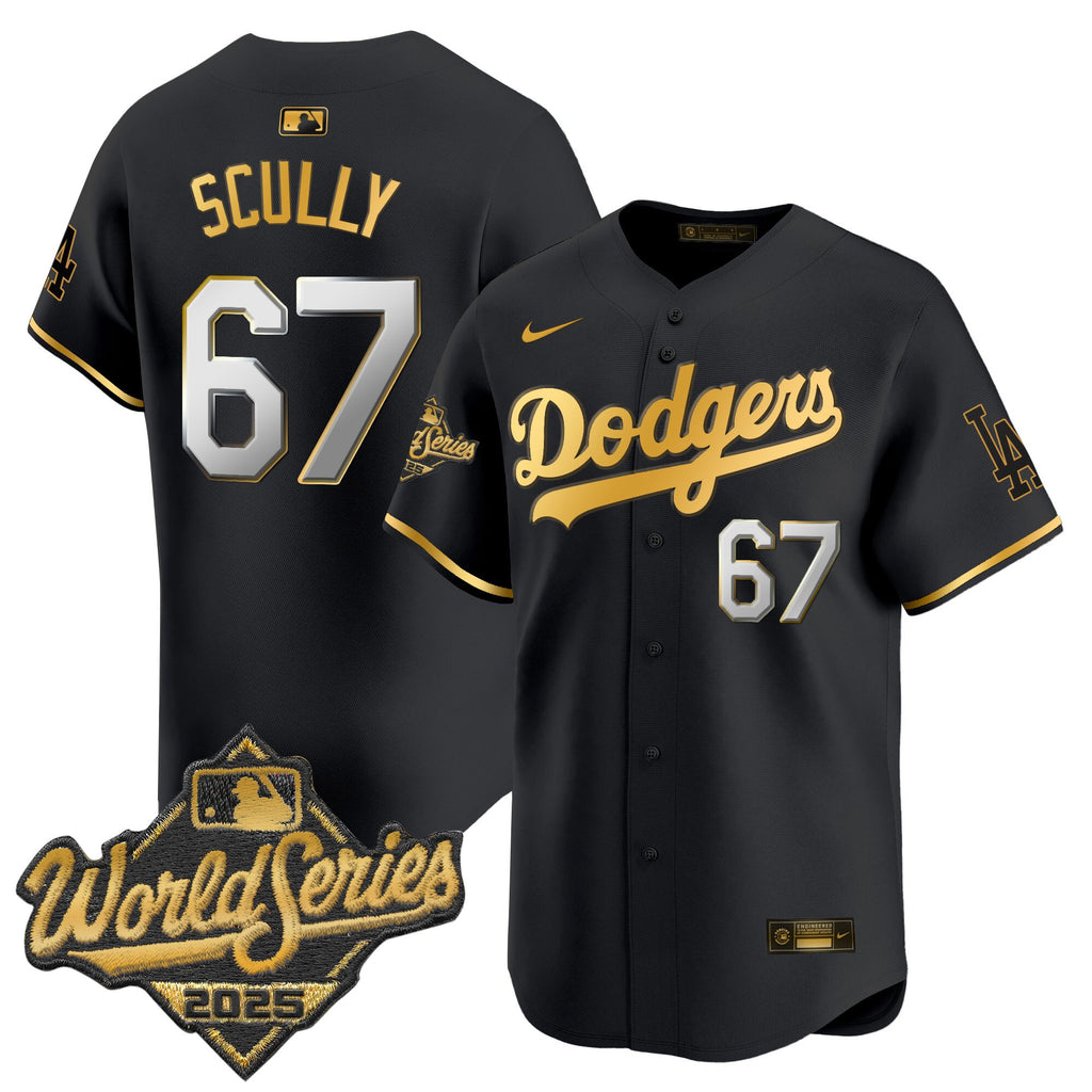 Men's Dodgers 2025 World Series Vapor Premier Limited Jersey - All Stitched