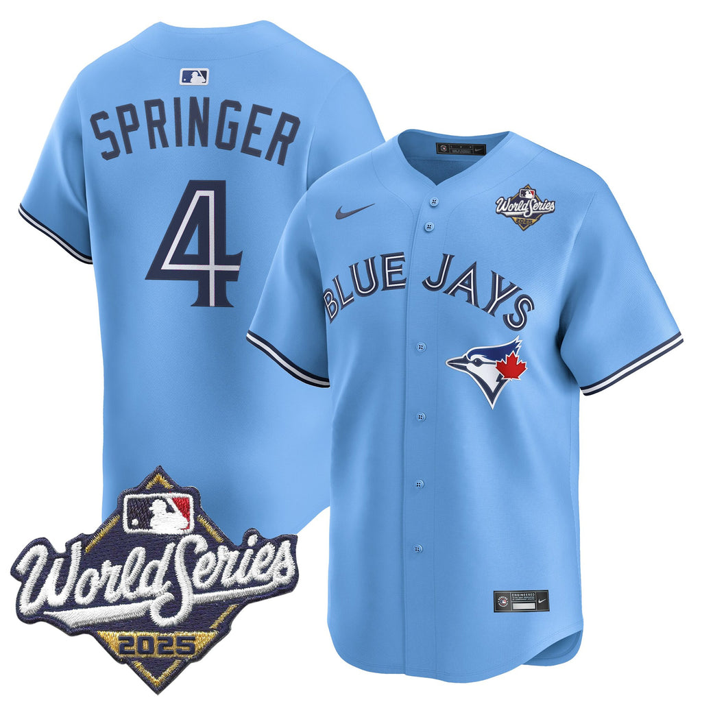 Men's Toronto Blue Jays 2025 World Series Vapor Premier Limited Jersey V2 - All Stitched