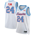 White Houston Cougars Basketball Jersey - All Stitched