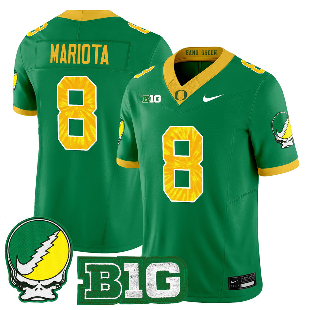 Men's Oregon Ducks 2025 "Grateful Ducks" Vapor Limited Jersey - All Stitched