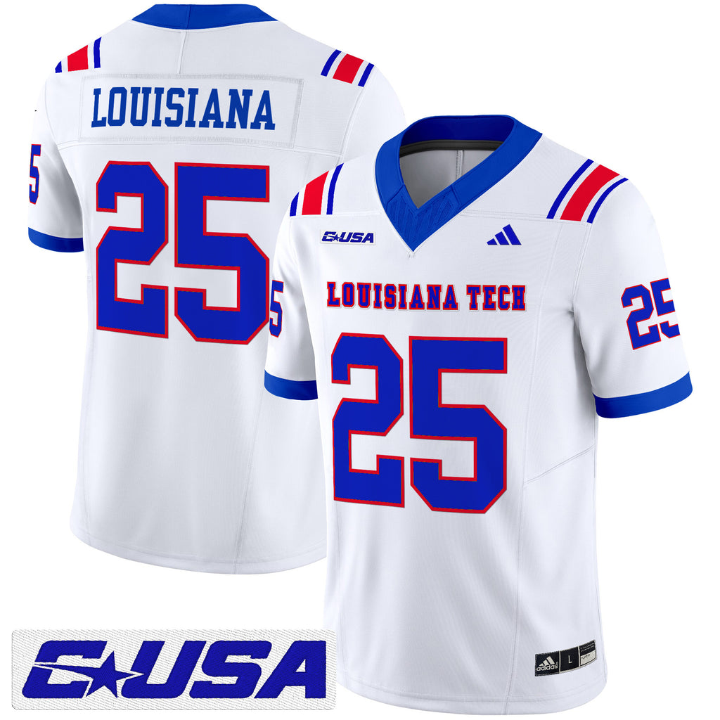 Men's Louisiana Tech Bulldogs 2025 Vapor Limited Jersey - All Stitched