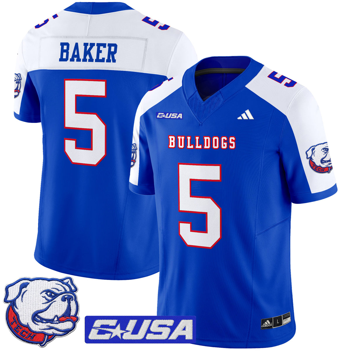 Men's Louisiana Tech Bulldogs 2025 Vapor Limited Jersey - All Stitched