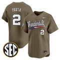 Men's Vanderbilt Commodores 2025 Vapor Baseball Jersey - All Stitched