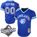 Toronto Blue Jays Throwback Vapor Premier Limited Custom Jersey V2 - 2025 World Series Patch - All Stitched
