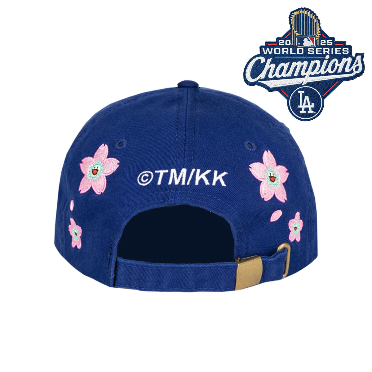 Los Angeles Dodgers 2025 World Series Champions x Tokyo Series Strapback Hat - Embroidered