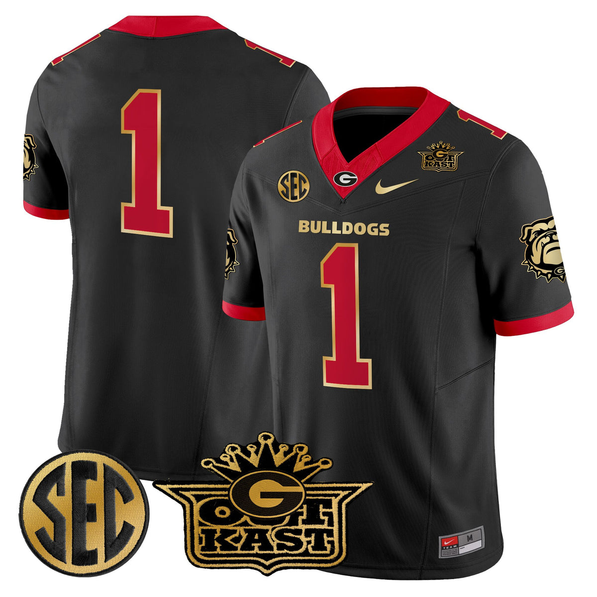 Men's Outkast x Georgia Bulldogs Vapor Limited Jersey - All stitched
