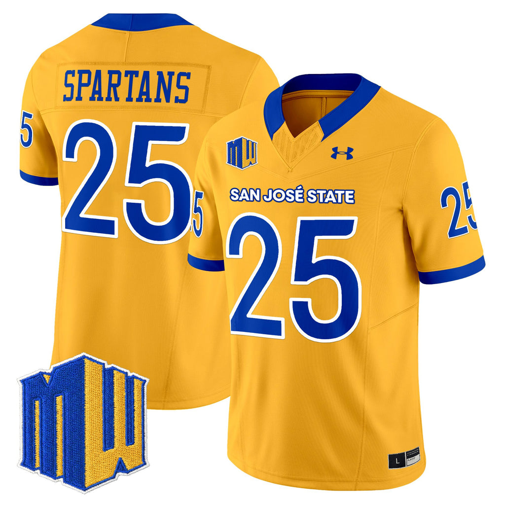 Men's San José State Spartans 2025 Vapor Limited Jersey - All Stitched