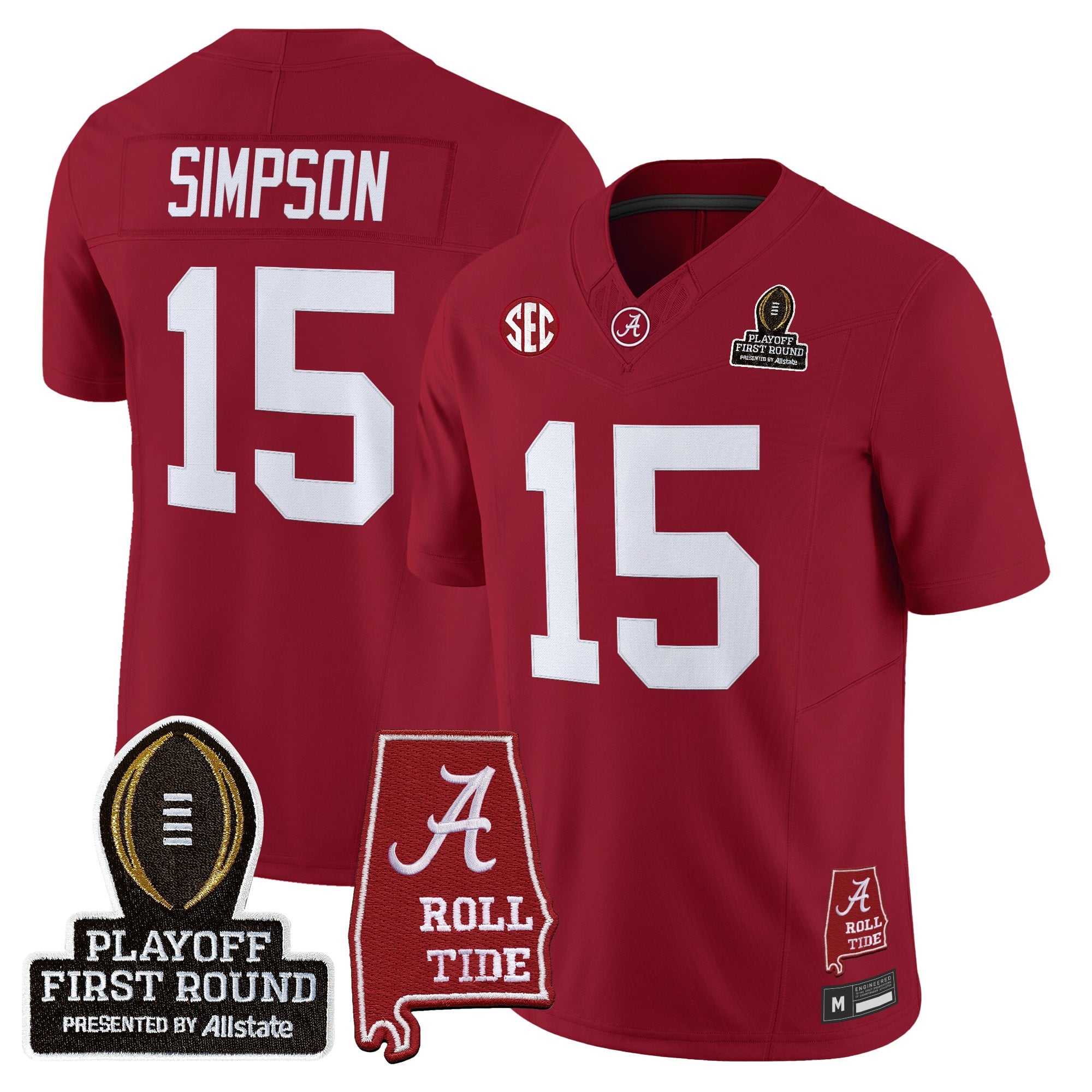 BAMA 2025 Playoff First Round Vapor Limited Jersey