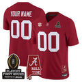 BAMA 2025 Playoff First Round Vapor Limited Custom Jersey