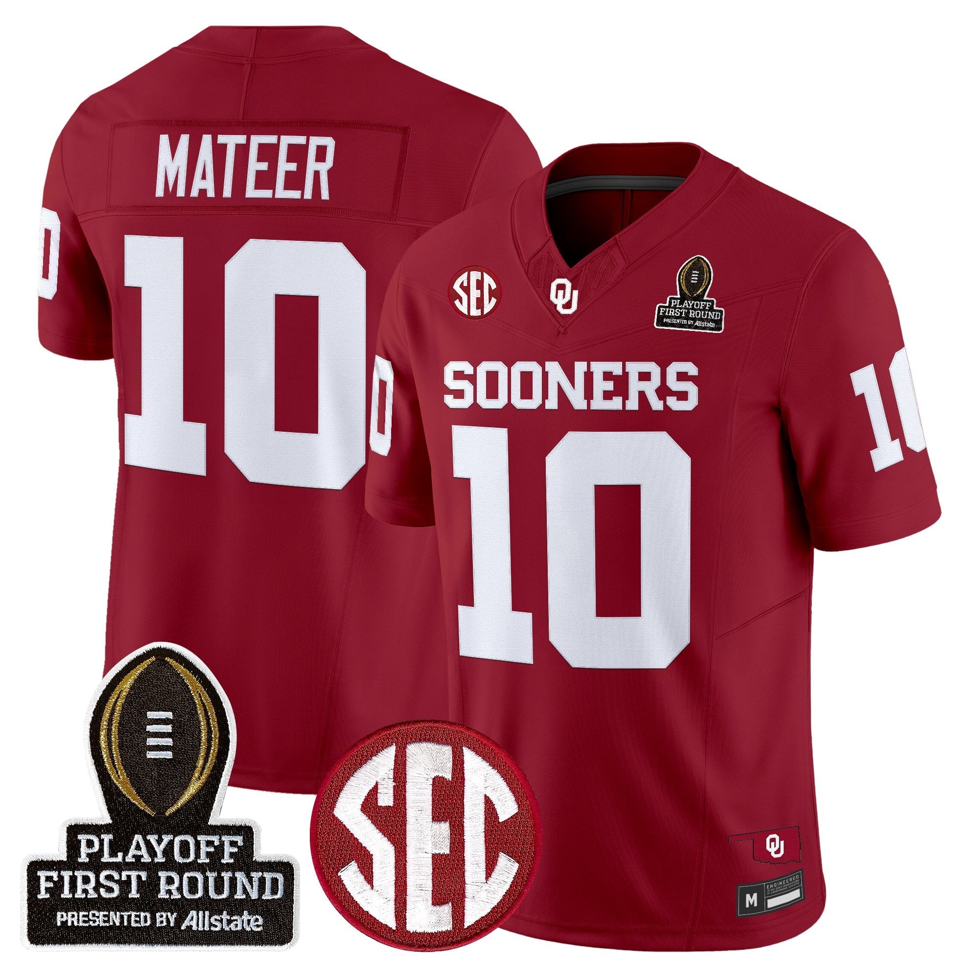OU 2025 Playoff First Round Vapor Limited Jersey