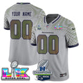 Custom SEA 2025 NFC Champions Vapor Limited Jersey V2