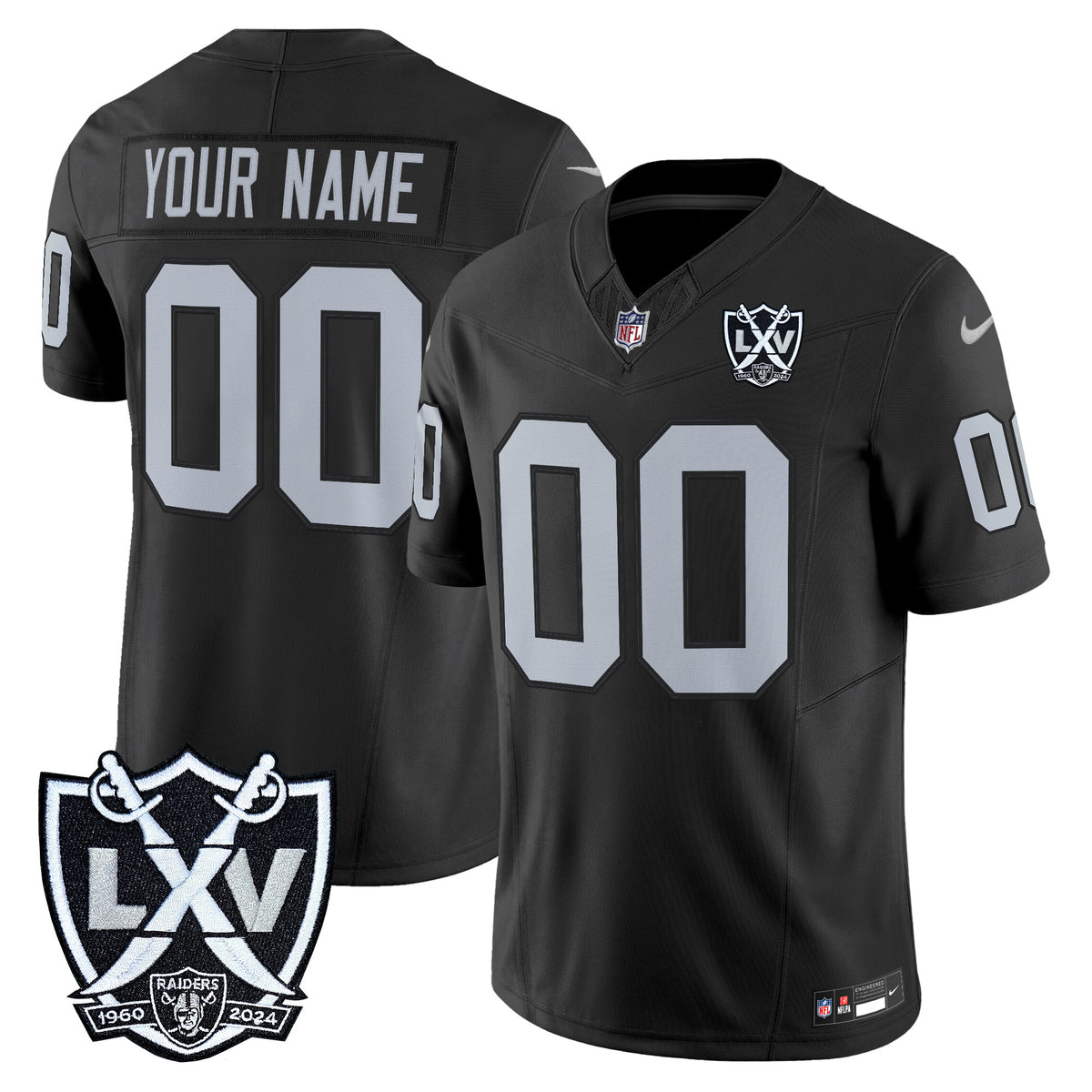 Las Vegas Raiders 2026 Vapor Limited Custom Jersey - All Stitched