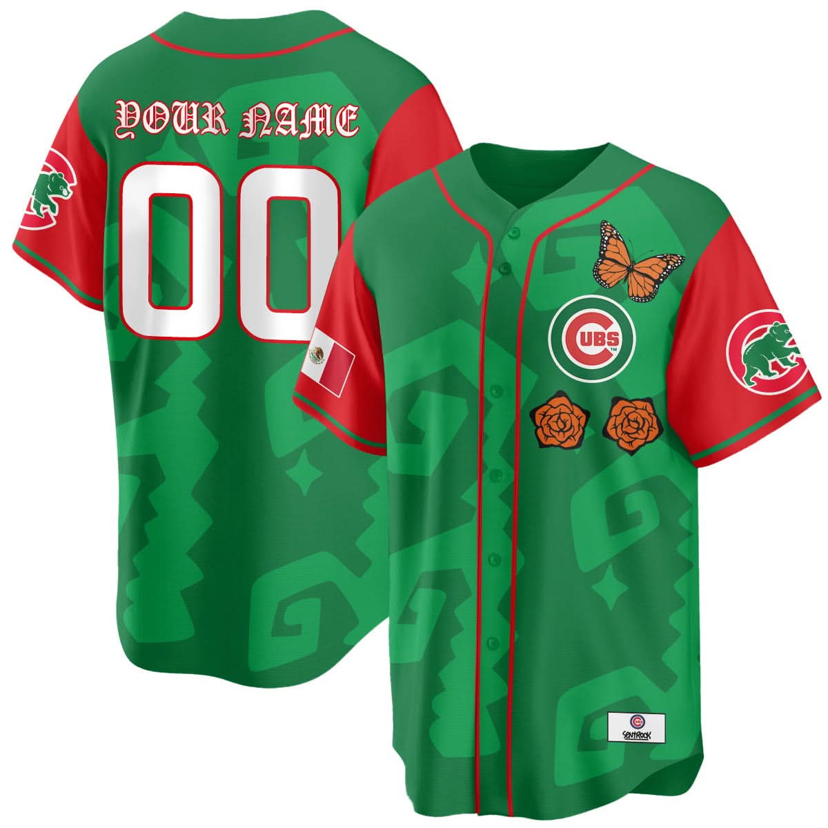 CC "Xicago" Mexican Heritage Custom Jersey - Stitched