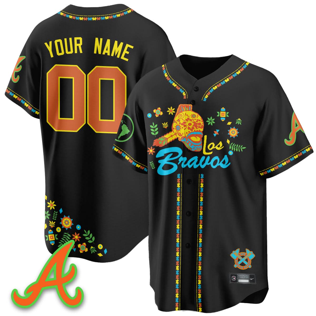 AB 2025 "Los Bravos" Custom Jersey V2 - Stitched