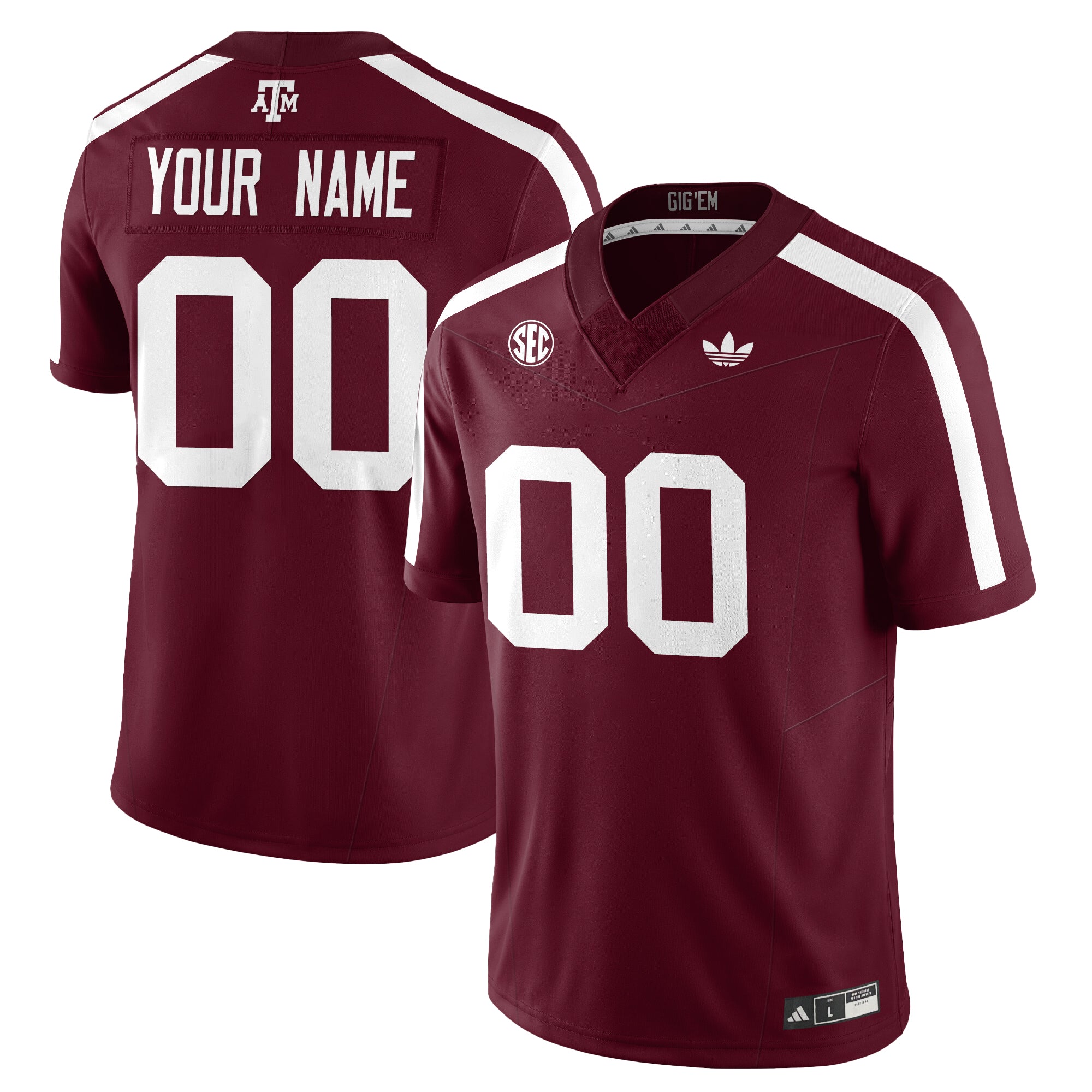 Aggies Football 1975 Throwback Custom Jersey
