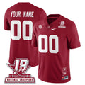 Custom BAMA 18x-Time National Champions Vapor Limited Jersey