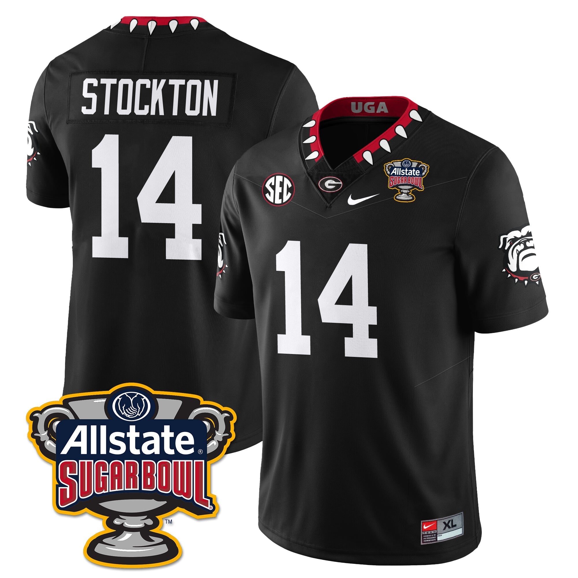 UGA Vapor Limited Football Jersey - Sugar Bowl
