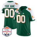 Custom MIA Football Vapor Limited Jersey - Vrbo Fiesta Bowl