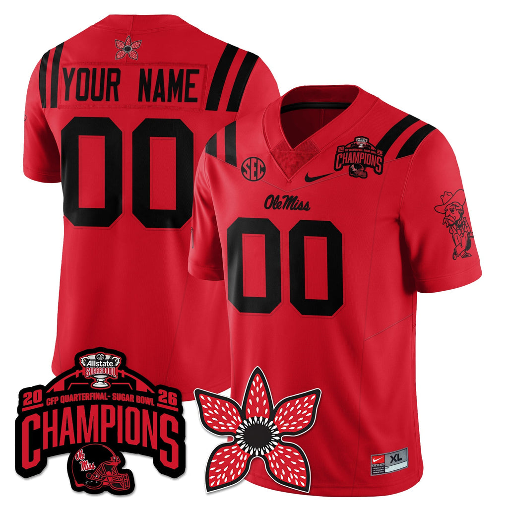 OMB Football Stranger Things Vapor Limited Jersey - Allstate Sugar Bowl Champions